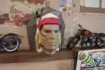 3D Papercraft Indiaans stamhoofd, weergave 6
