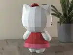 Hello Kitty in 3D-papercraft, weergave 4