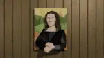 Quadro mural Mona Lisa em Papercraft 3D