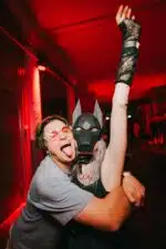 Dobermannmasker papercraft 3D, weergave 6