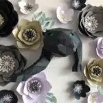 3D-papercraft panter voor aan de muur, weergave 2
