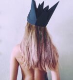 Papercraft de corona Halloween en origami 3D