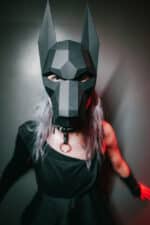 Masque Doberman en papercraft 3D