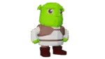 Shrek in 3D-papercraft, weergave 3