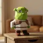 Shrek in 3D-papercraft, weergave 2