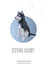 3D Papercraft Husky