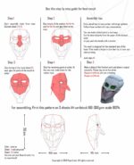 3D Papercraft Clown Mask