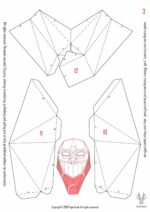 3D Papercraft Clown Mask