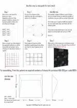 Papercraft 3D geometrisch patroon PDF, weergave 8