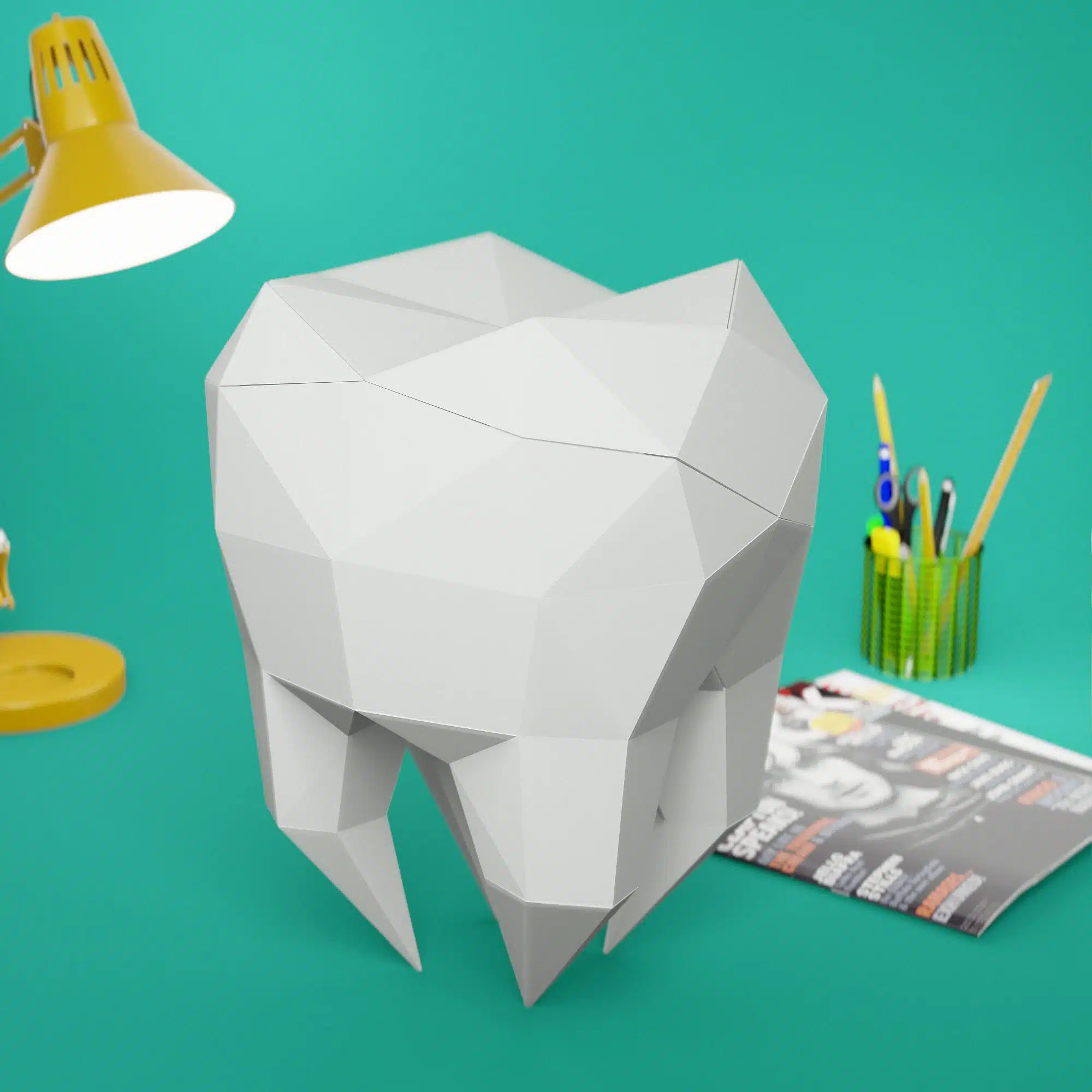3D Papercraft Kies, weergave 6