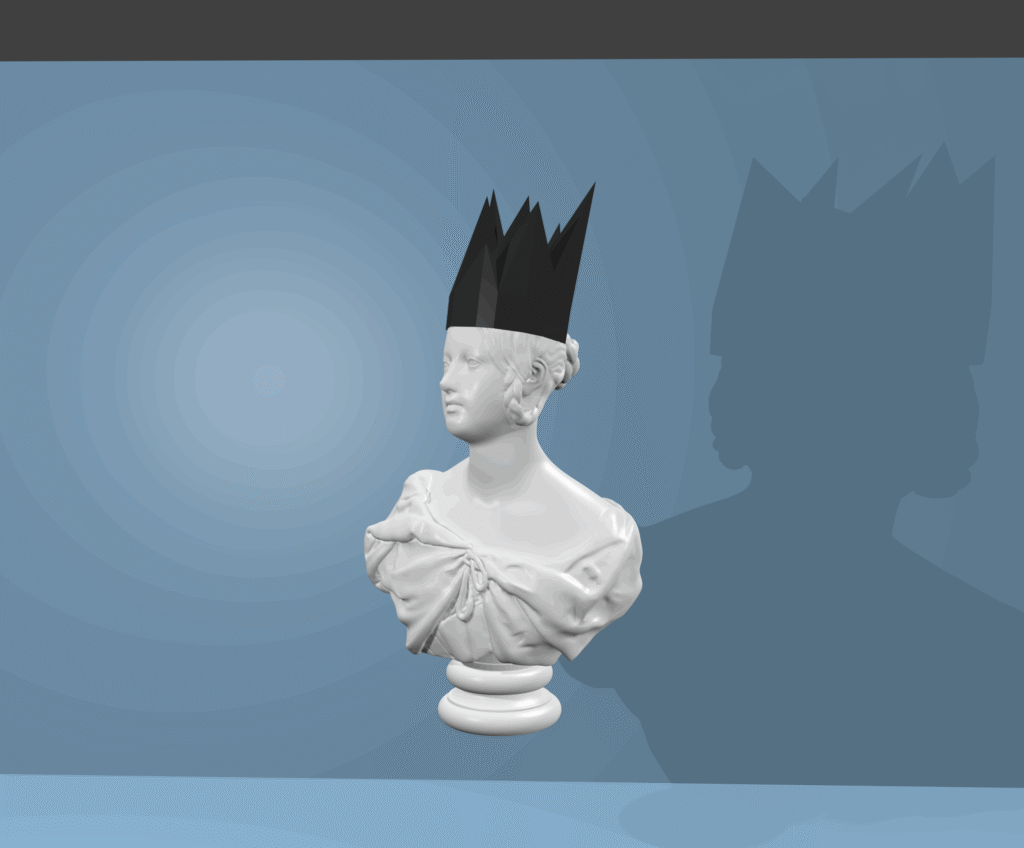 Couronne papercraft 3D Halloween