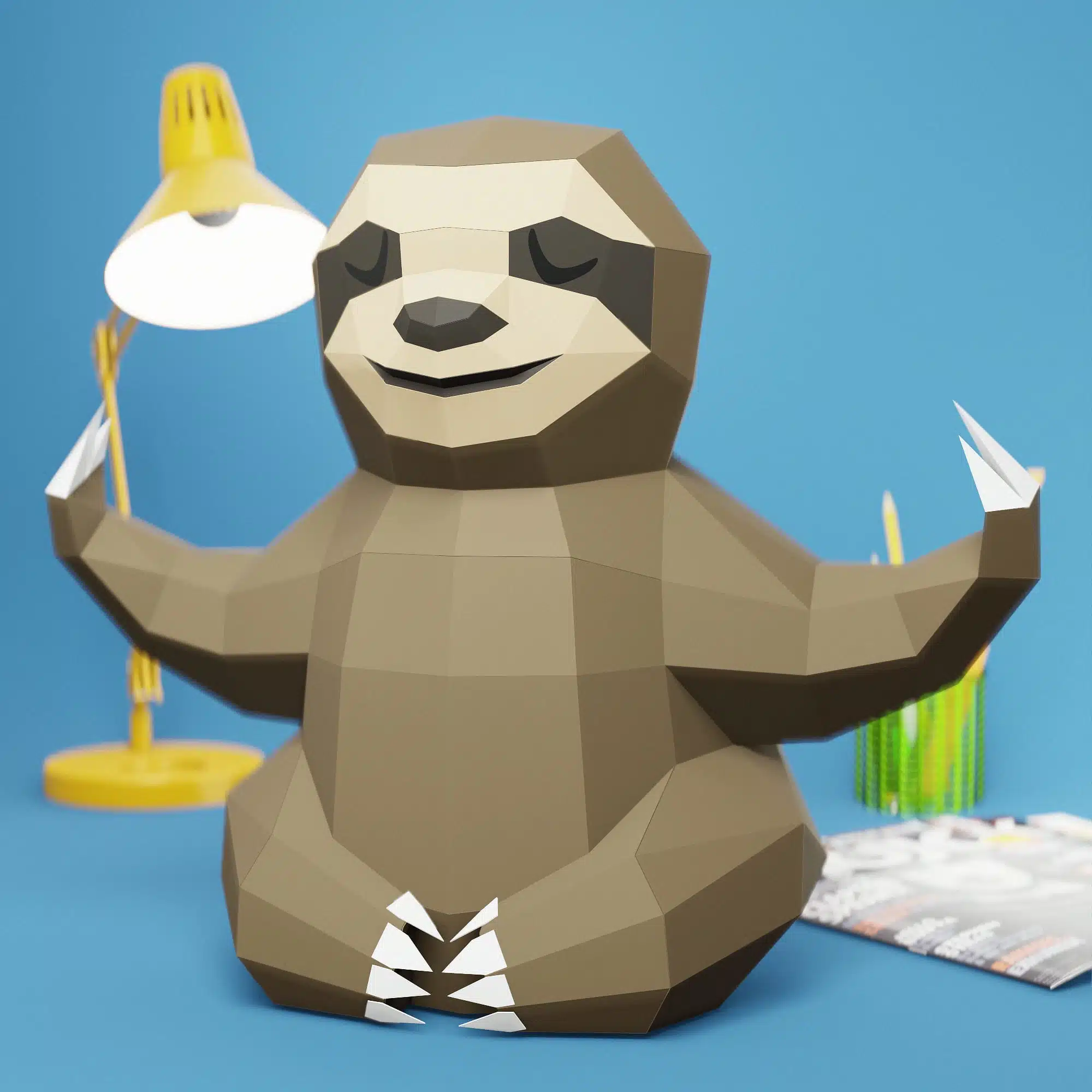 3D Papercraft Yogaslurf, weergave 8