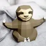 3D Papercraft Yogaslurf, weergave 5