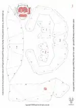 Masker aap 3D papercraft Halloween, weergave 7