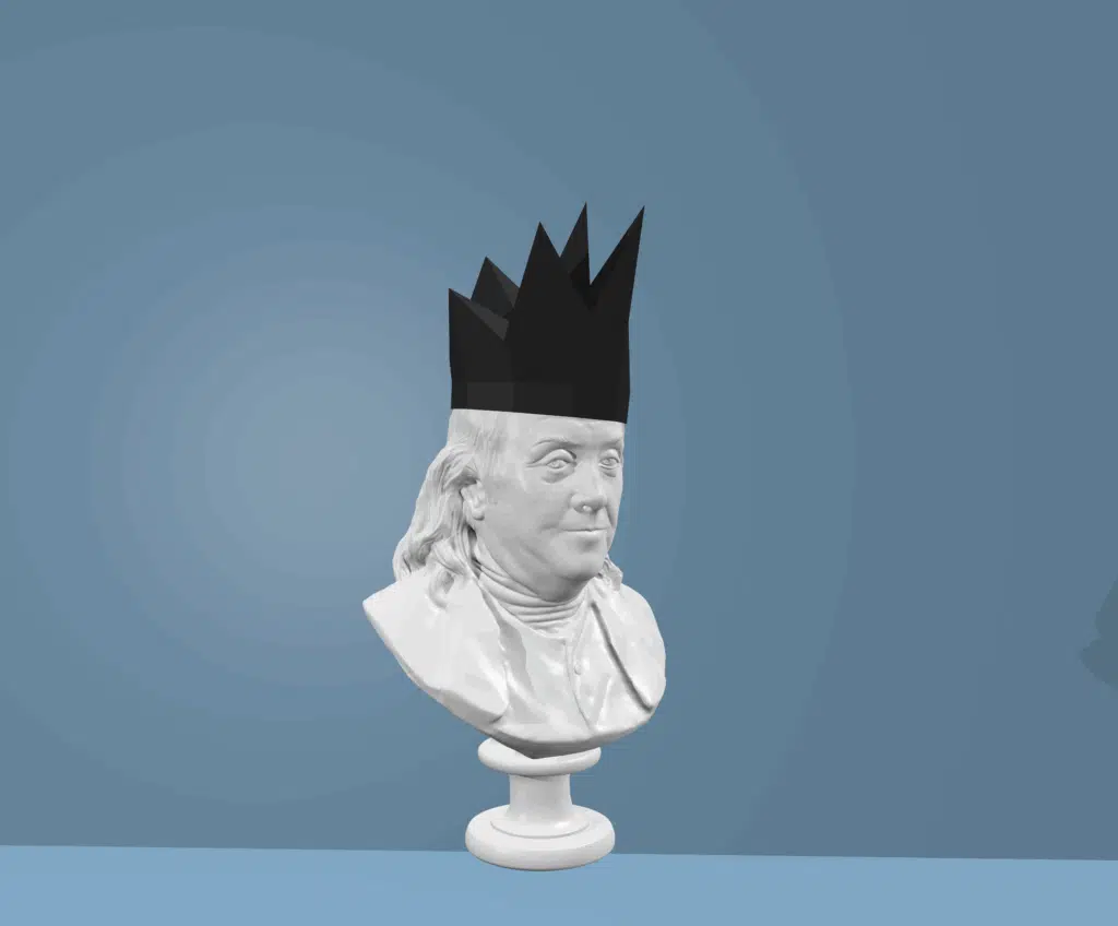 Halloween kroon in papercraft 3D, 3D-model