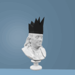 Papercraft de corona Halloween en origami 3D