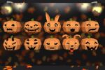 Papercraft de citrouille pour Halloween en origami 3D