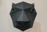Panthère en papercraft 3D
