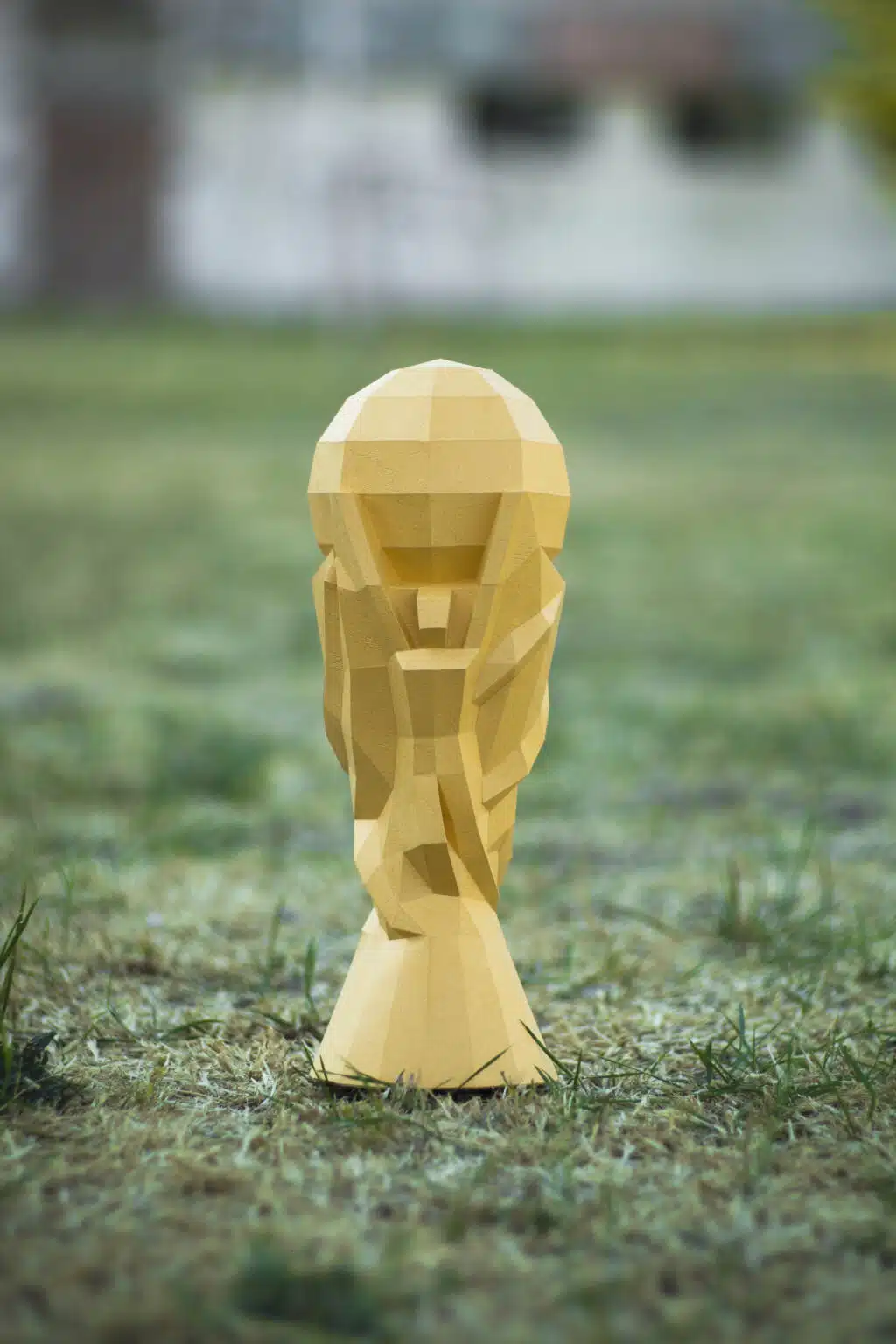 3D Papercraft Voetbalbeker, weergave 2