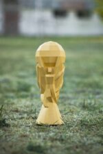 3D Papercraft Soccer Trophy