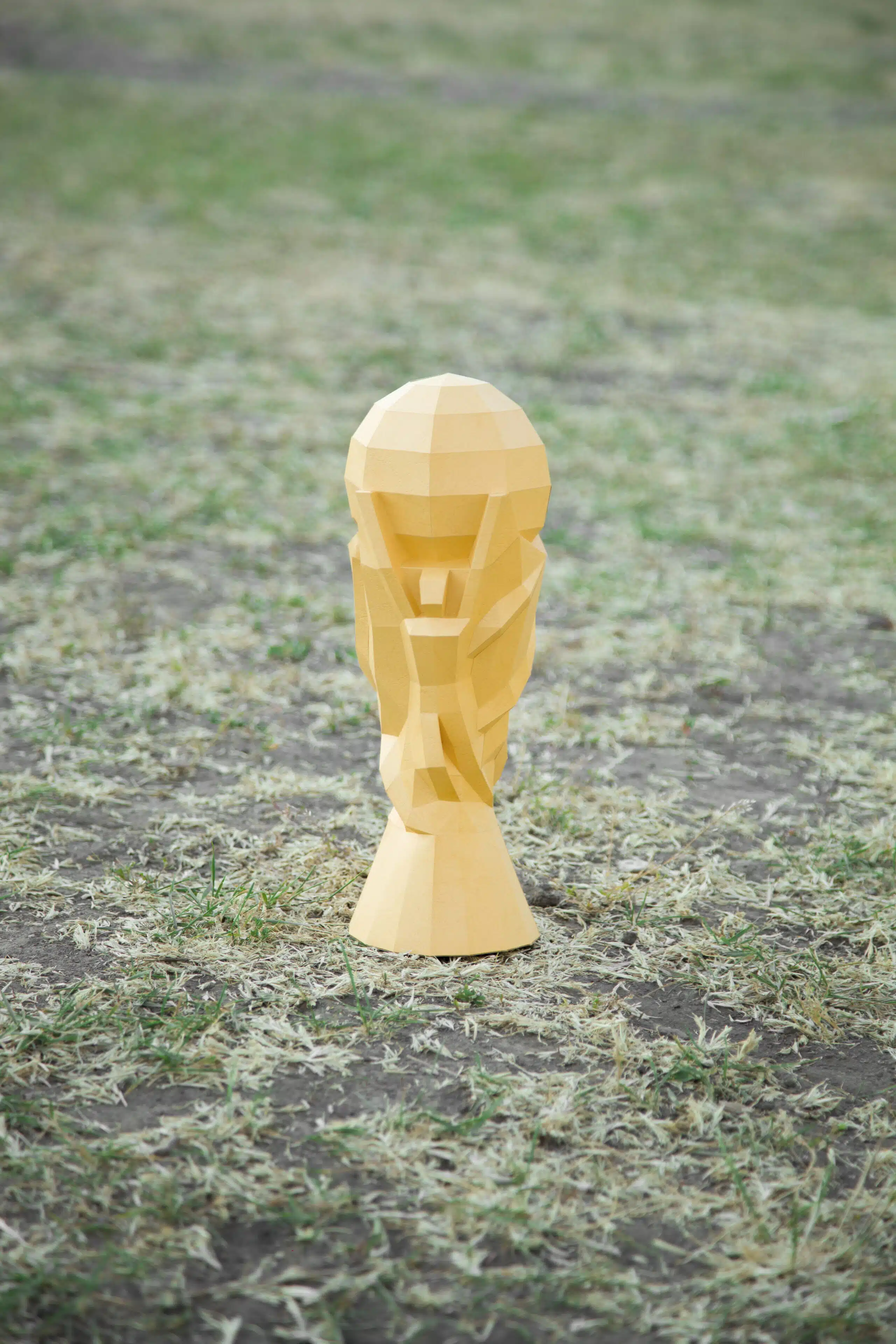 3D Papercraft Voetbalbeker, weergave 4