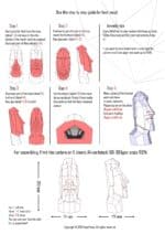 Papercraft of moai head in origami 3D