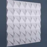 Papercraft murale geometrico 3D