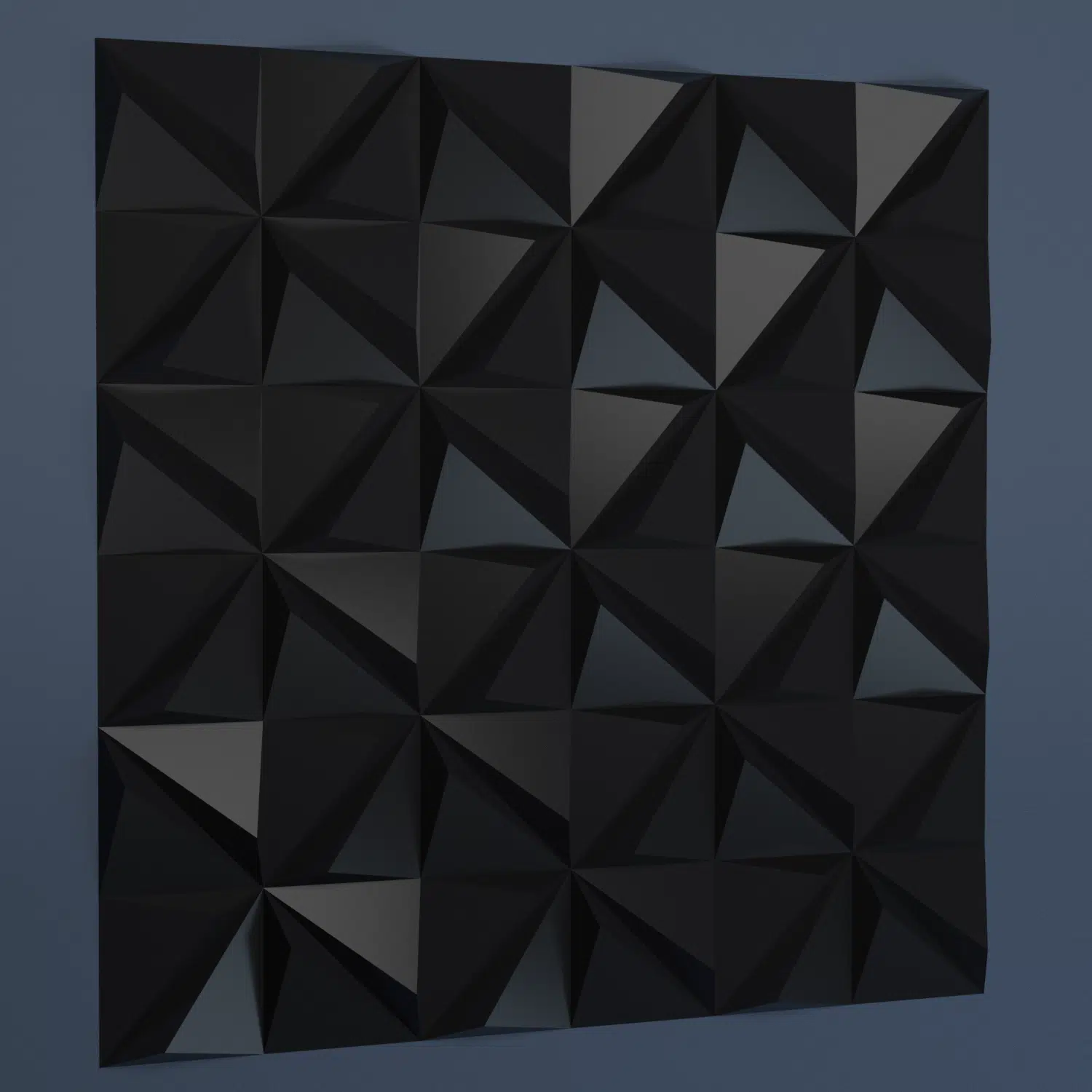 Papercraft murale geometrico 3D, dettaglio