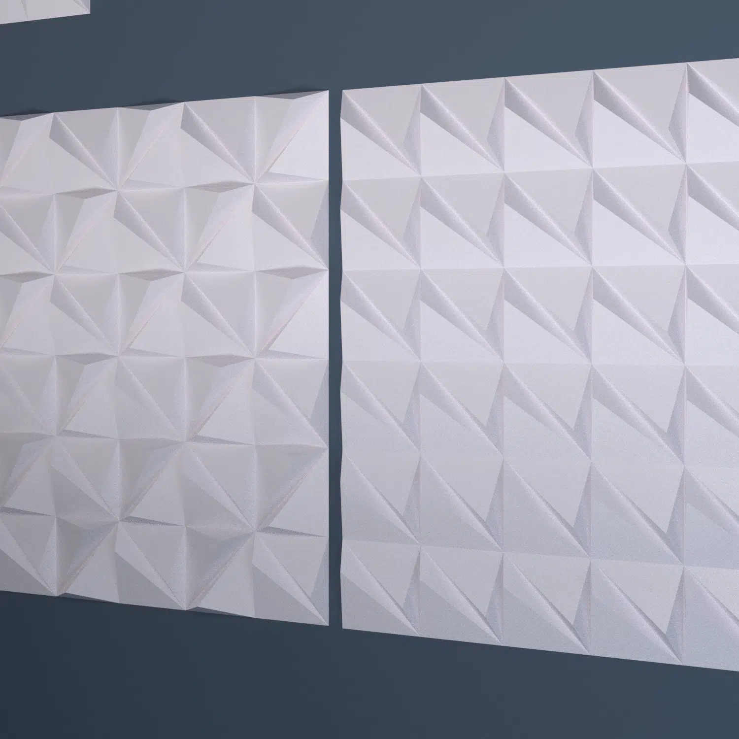Papercraft murale geometrico 3D, montato