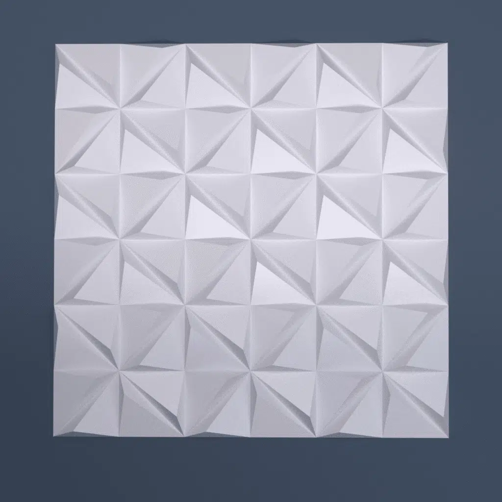 Geometric 3D Wall Papercraft