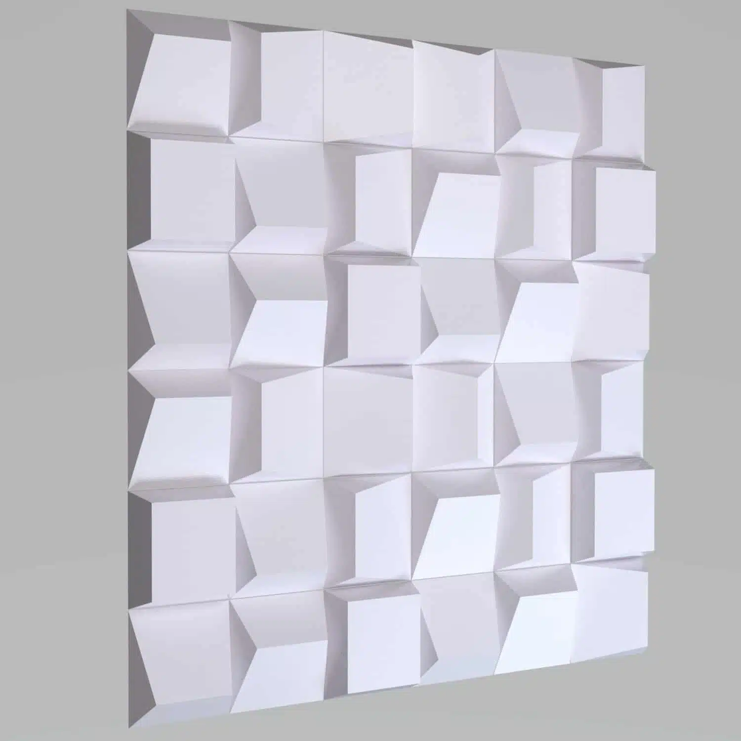 Papercraft 3D geometrisch patroon PDF, weergave 5