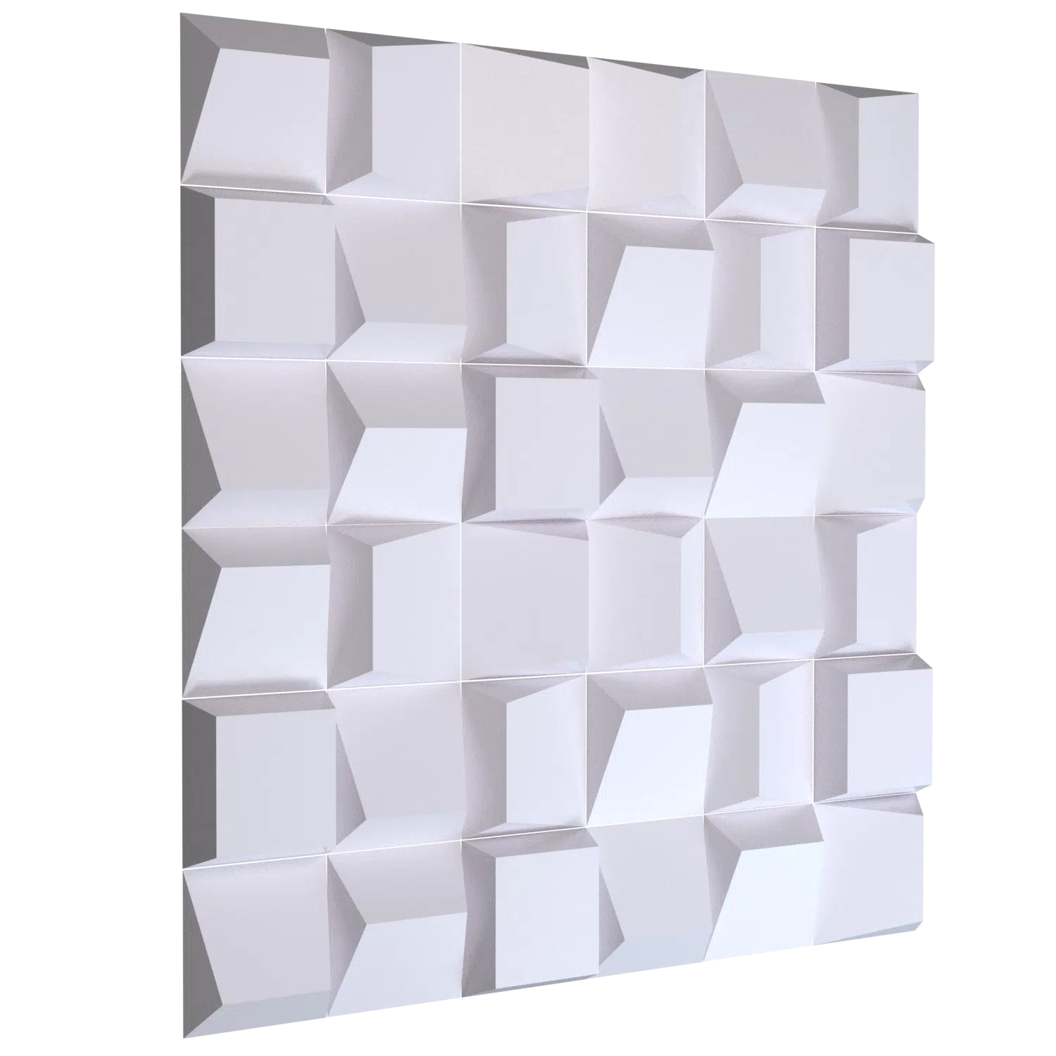Papercraft 3D geometrisch patroon PDF, weergave 4