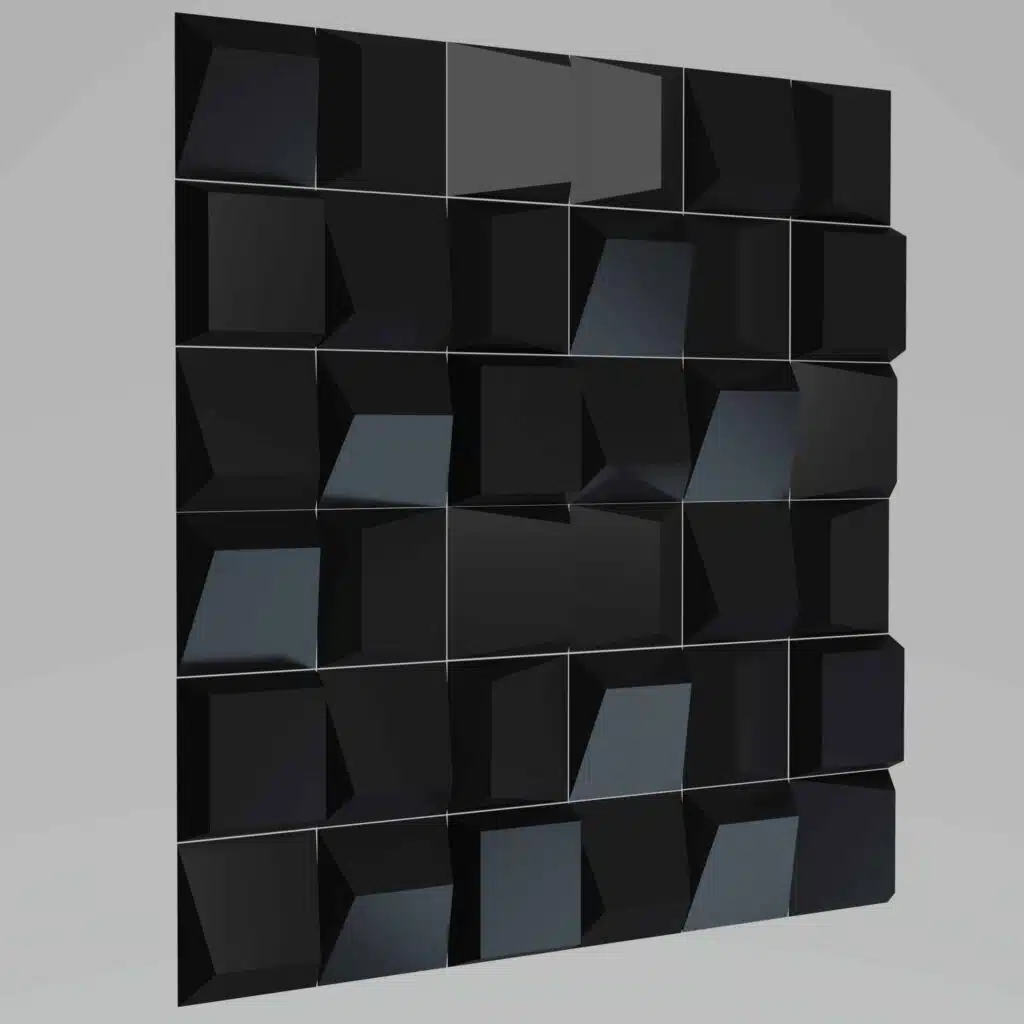 Papercraft 3D geometrisch patroon PDF, weergave 2