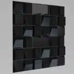 Papercraft 3D geometrisch patroon PDF, weergave 2