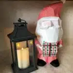 Papercraft Kerstman in origami, weergave 5