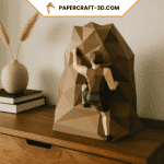 Grimpeur en papercraft 3D