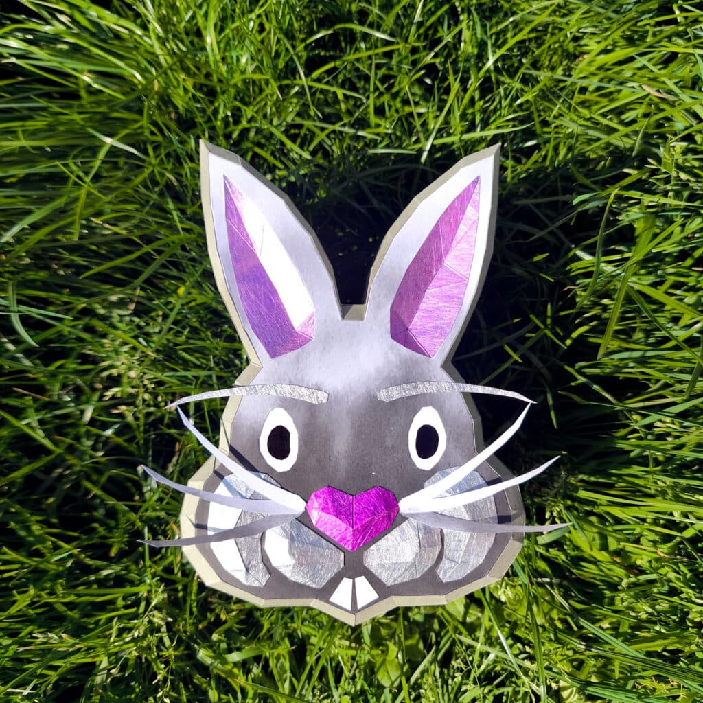 Papercraft sea turtle swimming in 3D origami