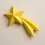 Vallende ster papercraft, 3D-model