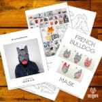 Papercraft aus Origami 3D-Papier