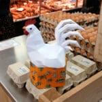 Papercraft of sea turtle in 3D origami