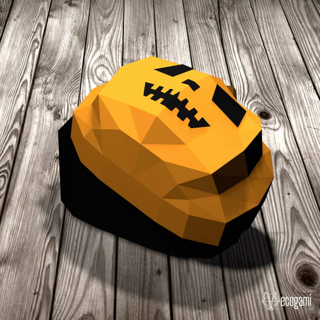 Papercraft sea turtle in 3D origami