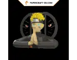Naruto - Legendarische ninja in papercraft 3D, weergave 3