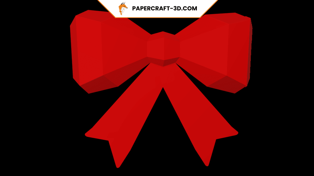 Papercraft de nœud géométrique en origami 3D