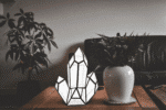 Kristall-Nachtlicht aus 3D-Papercraft