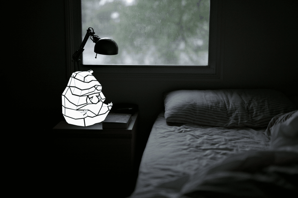 Veilleuse hamster en papercraft 3D