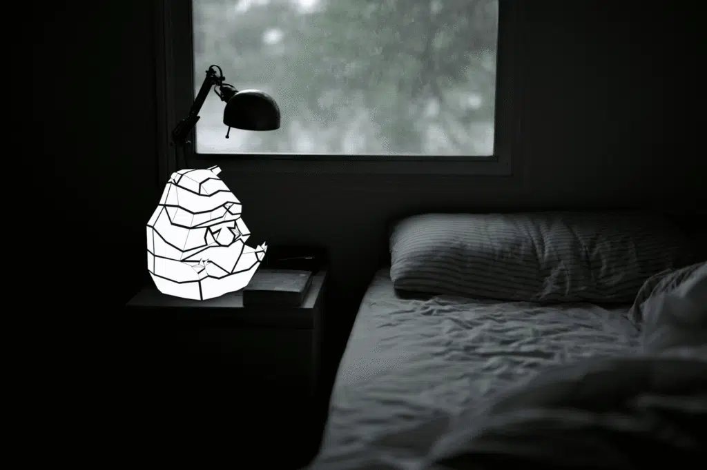 Hamsterlamp in 3D-papercraft, weergave 4