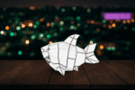 Veilleuse requin en papercraft 3D