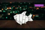 Luce notturna squalo in papercraft 3D