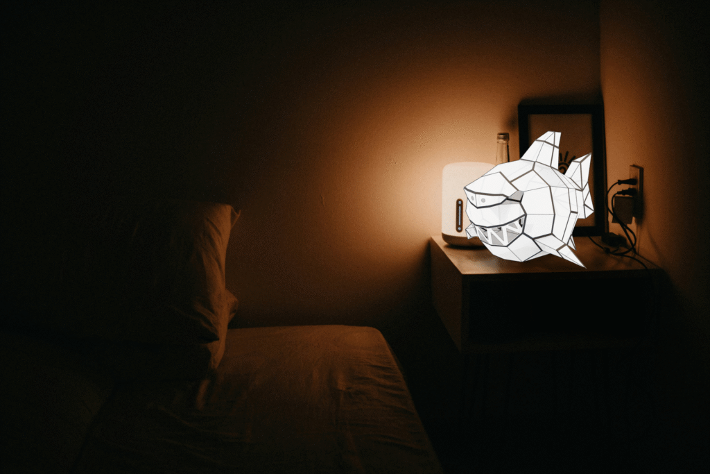 Hai-Nachtlicht aus 3D-Papercraft