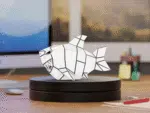 Luce notturna squalo in papercraft 3D